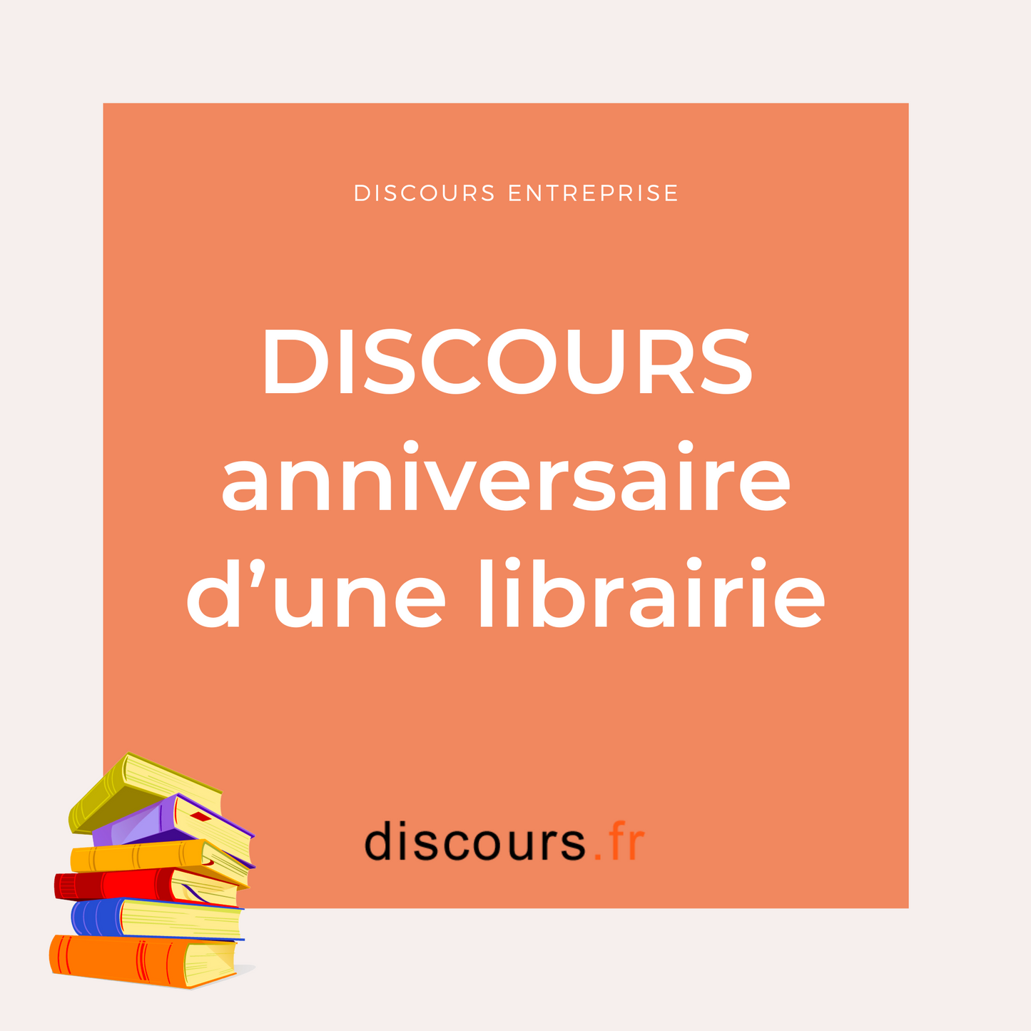 discours anniversaire librairie