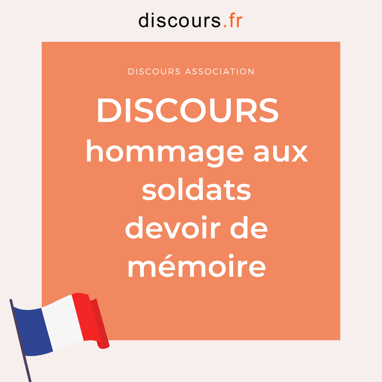 discours hommage aux morts pour la France devoir de mémoire